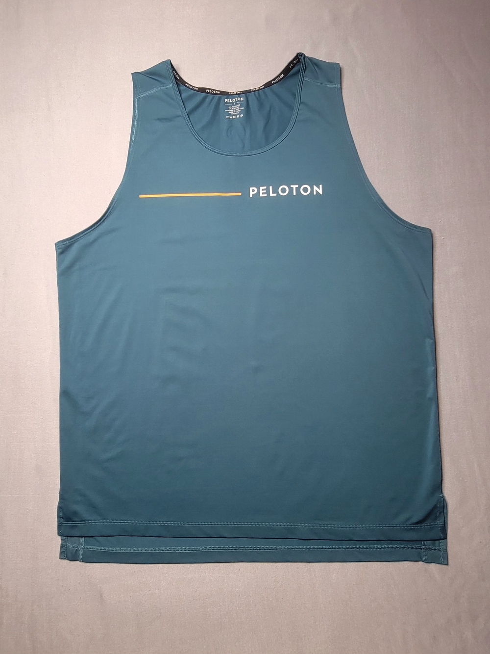 Peloton Men’s Performance Workout Muscle Tank Top Color Teal Size L
